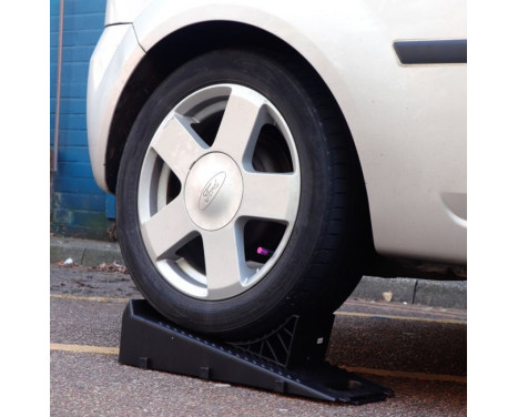 Plastic ramp - black - 1 piece incl. Wheel chock, Image 2