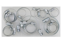 Assortment of hose clamps 26 pieces