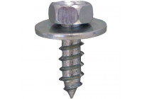 Hexagon bolt OEM: 227336 1473084 - 6077150 6.3x19mm galvanized - 5 pieces