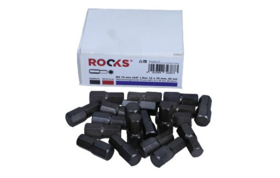 Rooks Bit 10 mm (3/8") Hex 12 mm x 30 mm, 20 pieces