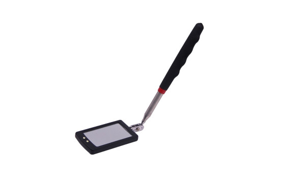 Telescopic LED inspection mirror