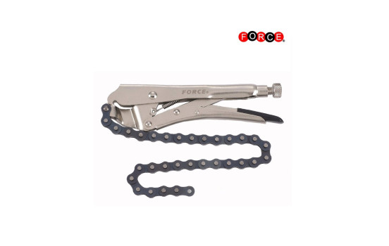 Force Grip Pliers with Chain 18"