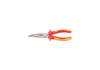 Force Insulated Curved Long Nose Pliers