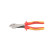 Force insulated side cutting pliers 200mm