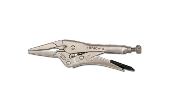 Locking pliers adjustable long jaw 225mmL