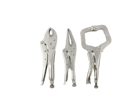 Locking pliers set 3 pieces