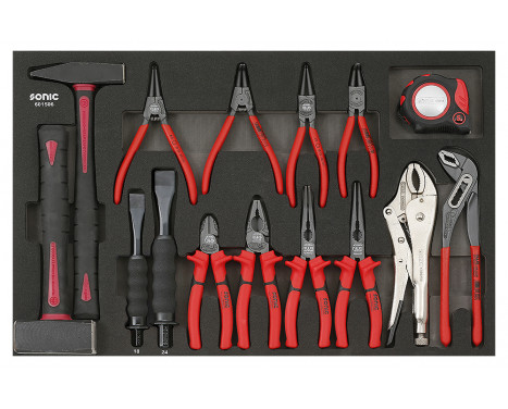 Sonic Hammer & Pliers Set (9 German) 15-piece