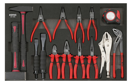 Sonic Hammer & Pliers Set (9 German) 15-piece