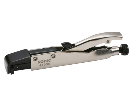 Welding pliers, straight curved jaw