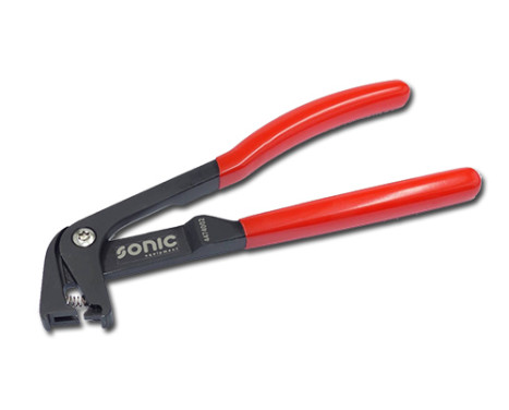 Wheel weight pliers for removing adhesive weight