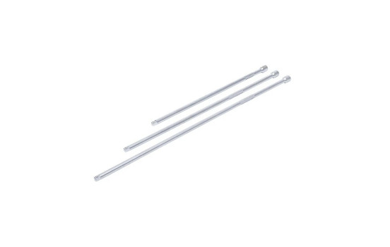 Extension pieces set 1/2" 450/600/750 mm 3-piece