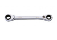 4 in 1 Ratchet combination wrench, switchable 16-17, 18-19