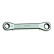Force double Ring ratchet wrench 15° bent 12-sided 16mm x 18mm