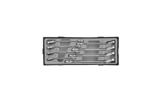 Open-end ratchet wrench set reversible SAE 8 pieces, Image 2
