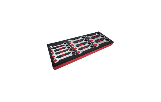 Ratchet ring wrench set extra short 8 - 19 mm 12 pcs, Image 7