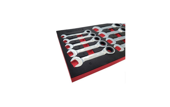 Ratchet ring wrench set extra short 8 - 19 mm 12 pcs, Image 8