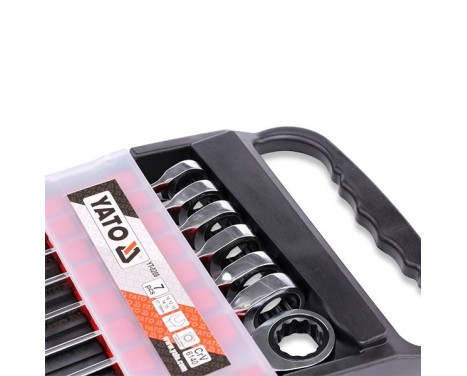 Yato Ring ratchet wrench set 7-piece, Image 3