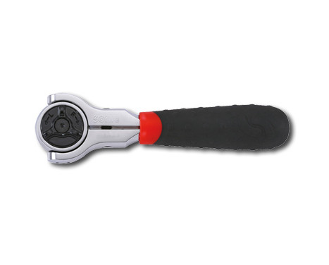 Ratchet 3/8 ", with swivel head, short 72 teeth