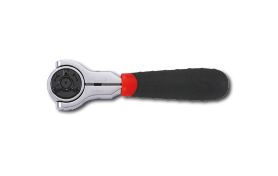 Ratchet 3/8 ", with swivel head, short 72 teeth