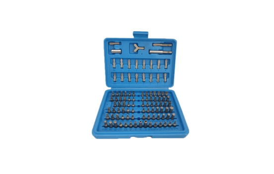 Bits set 100 pieces 1/4" in storage box