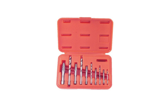 Force 10 Piece Combination Extractor and Drill Set, Image 2