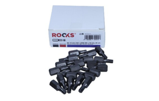 Rooks Bit 10 mm (3/8") Ribe M6 x 30 mm, 20 pieces