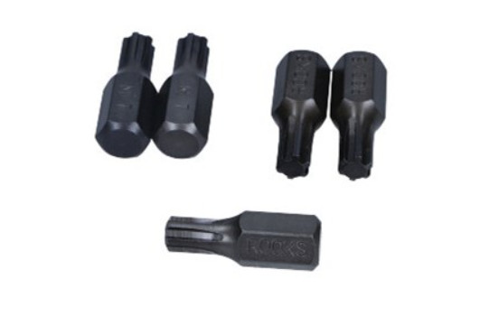 Rooks Bit 10 mm (3/8") Ribe M7 x 30 mm, 5 pieces