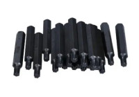 Rooks Bit 10 mm (3/8") Ribe M7 x 75 mm, 20 pieces