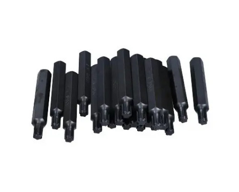 Rooks Bit 10 mm (3/8") Ribe M7 x 75 mm, 20 pieces