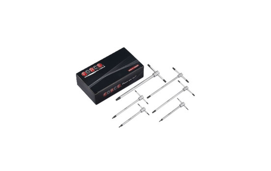 Force Adjustable T-Handle Screwdriver Set 6 Piece, Image 2