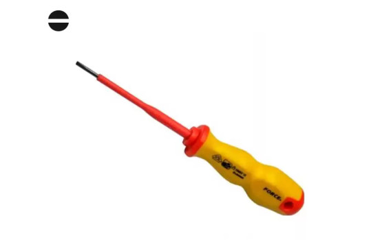 Force insulated screwdriver flat 185mmL 3mm