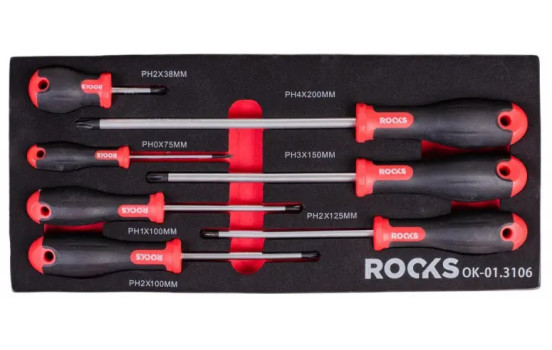 Rooks PH screwdriver set, 7 pieces