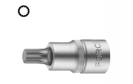Force Bit Socket 1/2" Multi-tooth M12