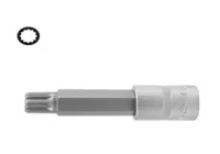 Force Bit Socket 1/2" Multi-tooth M8 120mmL