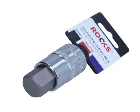 Rooks Bit Socket 1/2'', 55mm hex 19