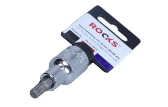 Rooks Bit Socket 1/2, 55 MM, Many-tooth M8