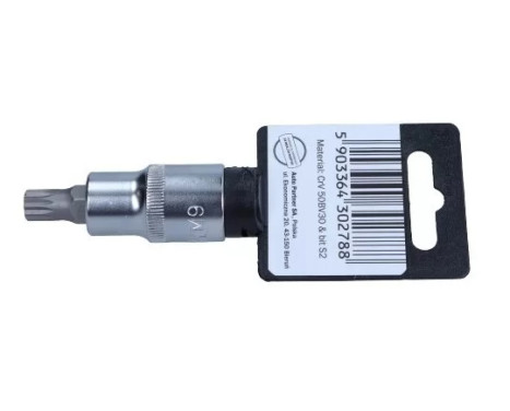 Rooks Bit Socket 1/2, 55 MM, Many-tooth M9, Image 2