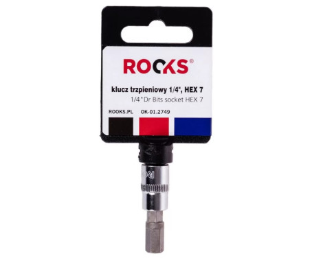Rooks Bit Socket 1/4", Allen 7