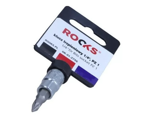 Rooks Bit Socket 1/4", PZ 1