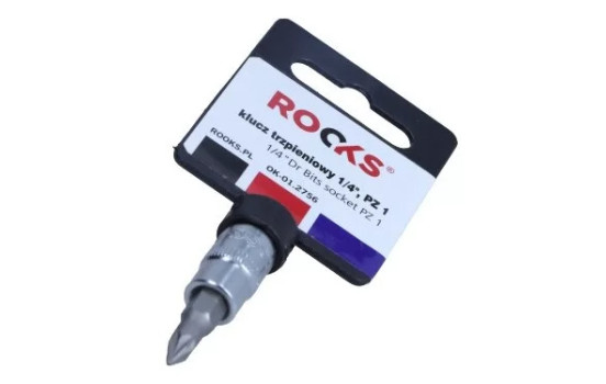 Rooks Bit Socket 1/4", PZ 1