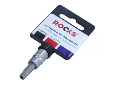 Rooks Bit Socket 1/4", Torx TS40