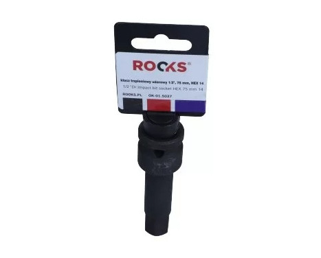 Rooks Impact bit Socket 1/2", 75 mm, Allen 14