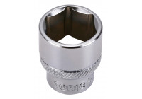 3/8 "cap, 6-side 19mm