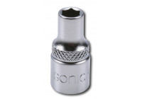 Cap 1/4 ", 6-side 6mm