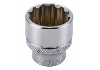 Cap 3/8 ", 12-sided 13/16" (SAE)