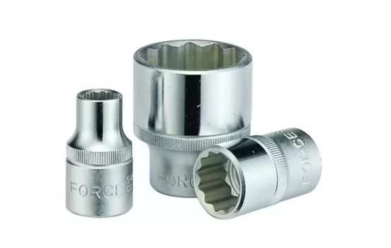 Force Socket 1/4", 12-point 1/2"