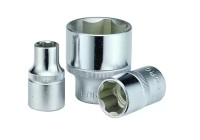Force Socket 1/4", 6-sided wave profile 4.5mm