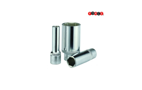 Force Socket long 1/2", 6-sided 9/16"