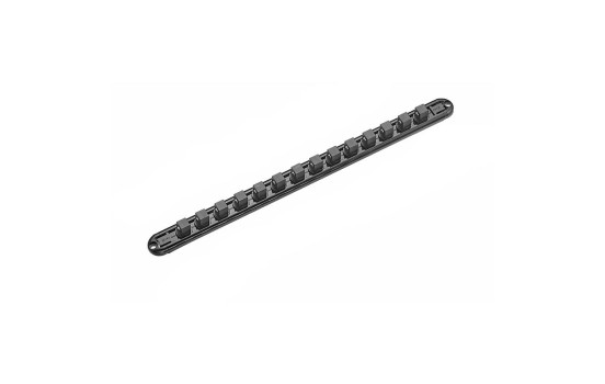 Force 1/2" Magnetic Aluminum Socket Rail Empty (14 Pieces), Image 2