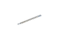Force 1/2" Socket Rail Empty (9 Pieces)